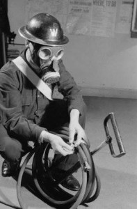 ARP Warden with stirrup pump